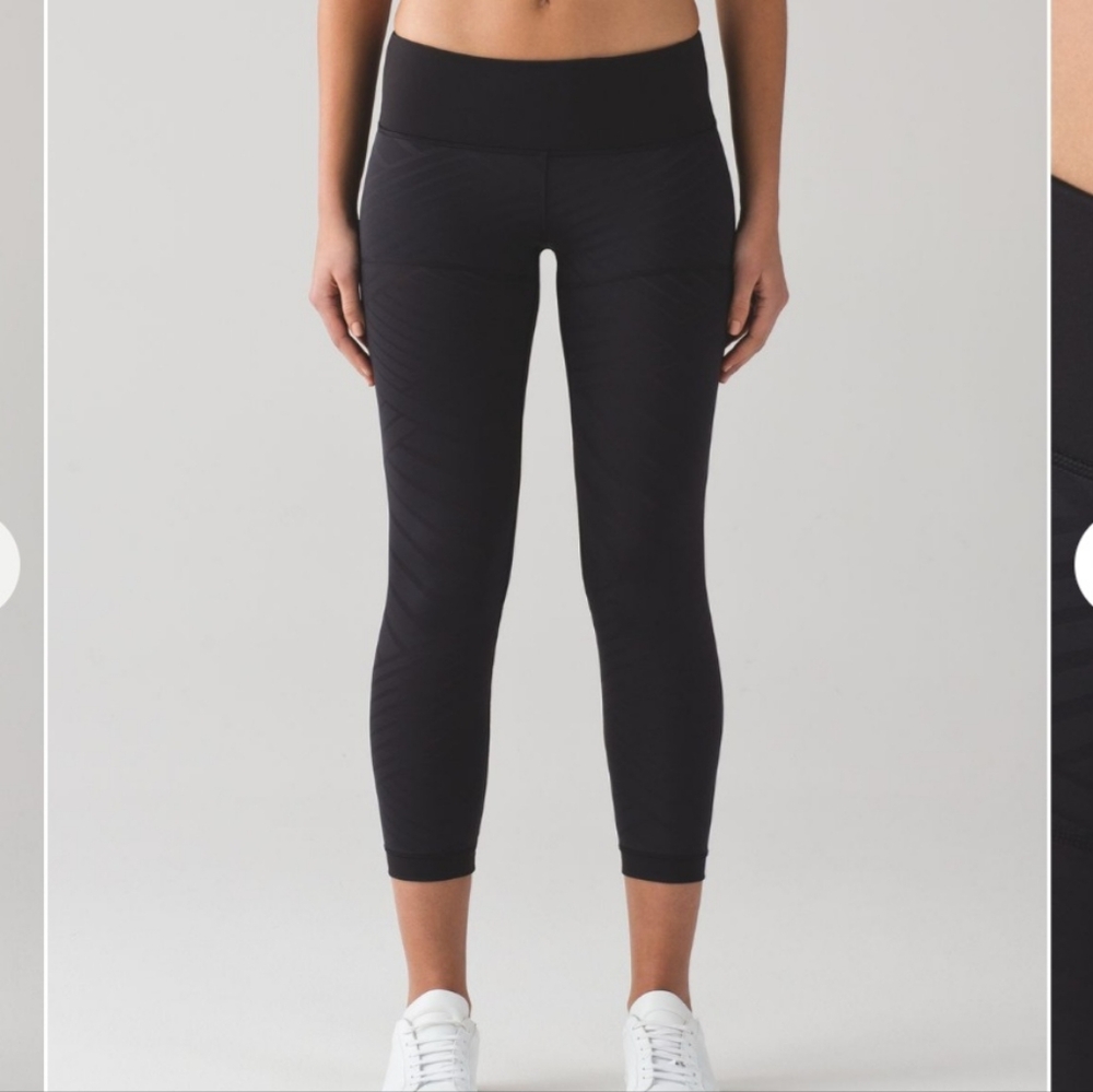 Lululemon Hot Like Agni Crop Legging 19"  Black Size 8